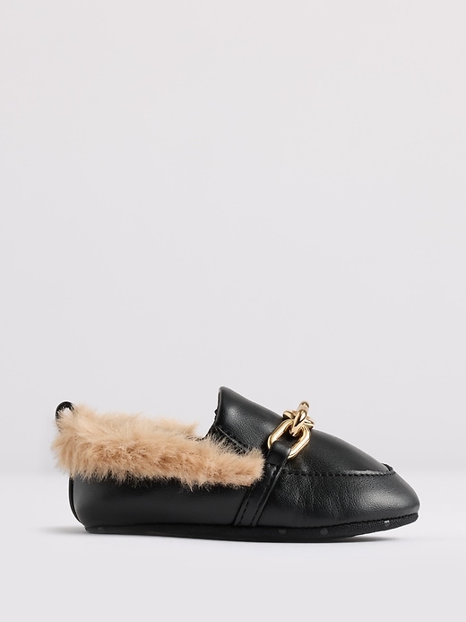 Image number 1 showing, Baby Faux Fur Loafers