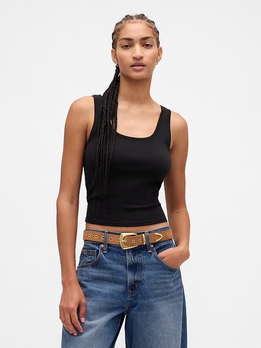 Image number 2 showing, Suede Grommet Belt