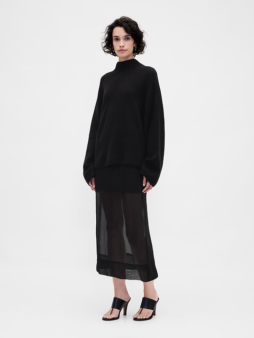 Image number 1 showing, Sheer Organza Maxi Skirt