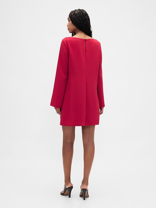 Image number 2 showing, Boatneck Mini Shift Dress