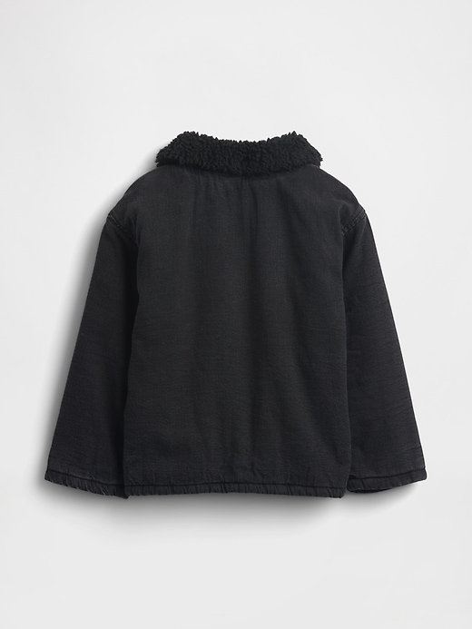 Image number 2 showing, Baby & Toddler Sherpa-Lined Denim Jacket