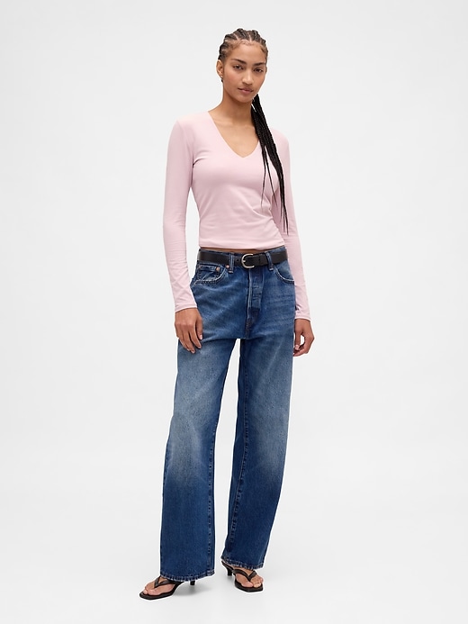 Image number 2 showing, CloseKnit Jersey V-Neck T-Shirt