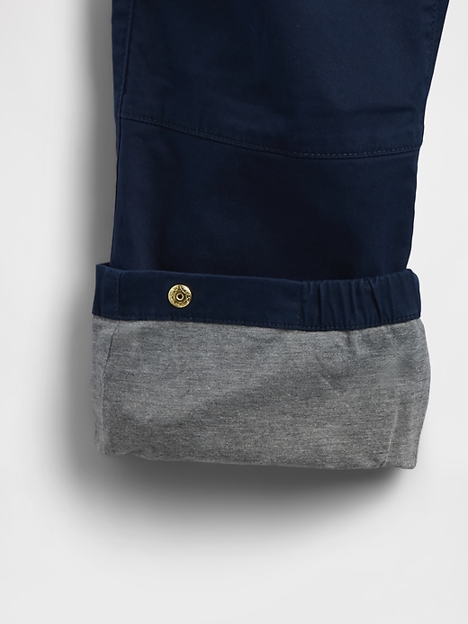 Image number 5 showing, Kids Jersey-Lined Cargo Pants