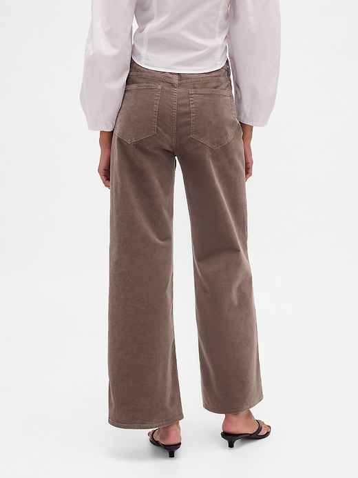 Image number 4 showing, High Rise Stride Corduroy Wide-Leg Pants
