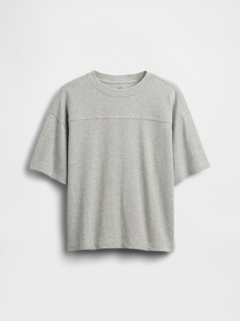 T-SHIRT ÉPAIS À SURPIQÛRES POUR ENFANT