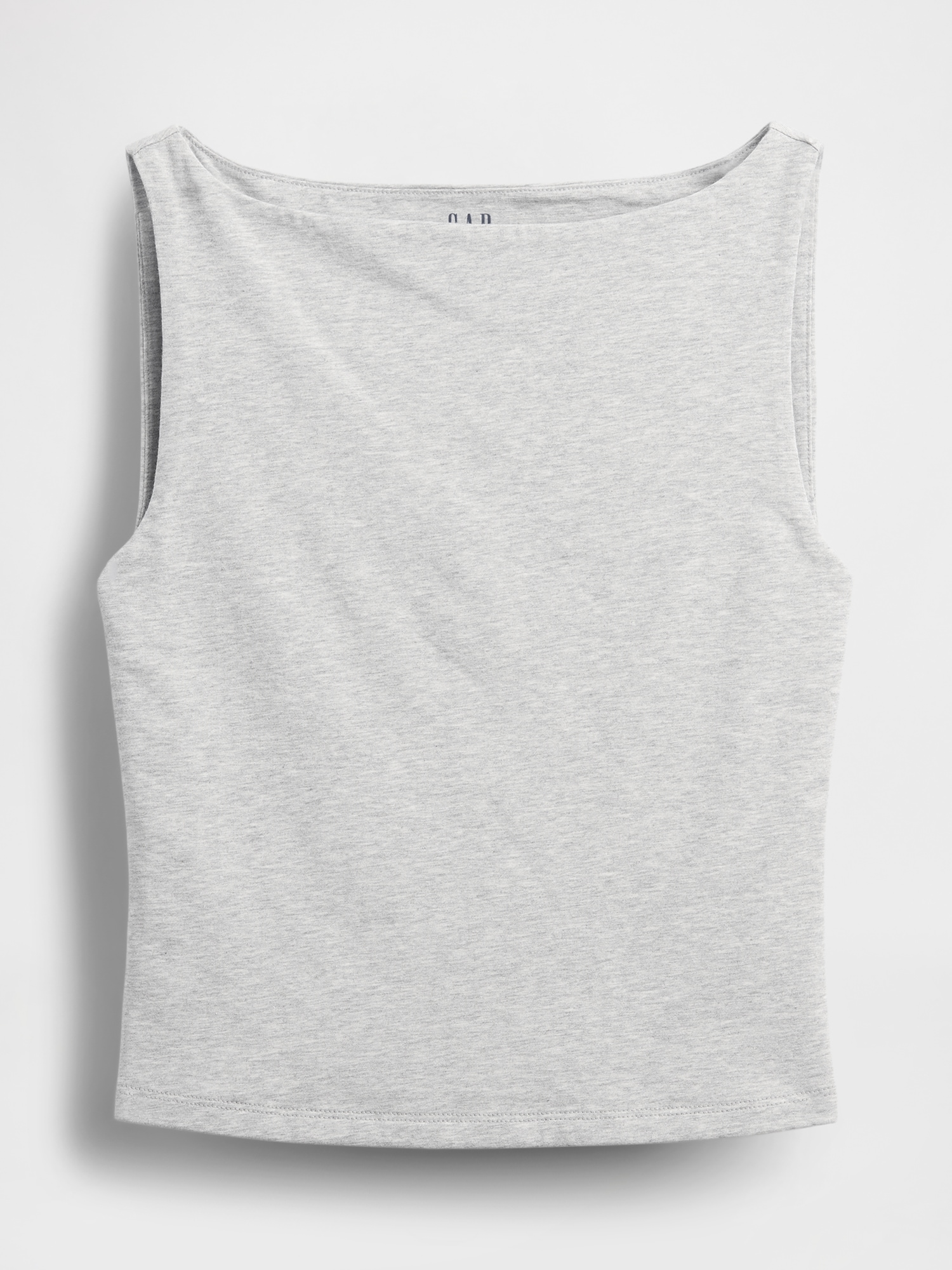 CloseKnit Jersey Boatneck Crop Tank Top | Gap
