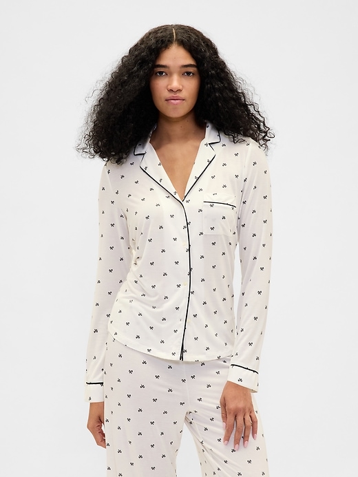 Image number 1 showing, Softest Modal PJ Shirt