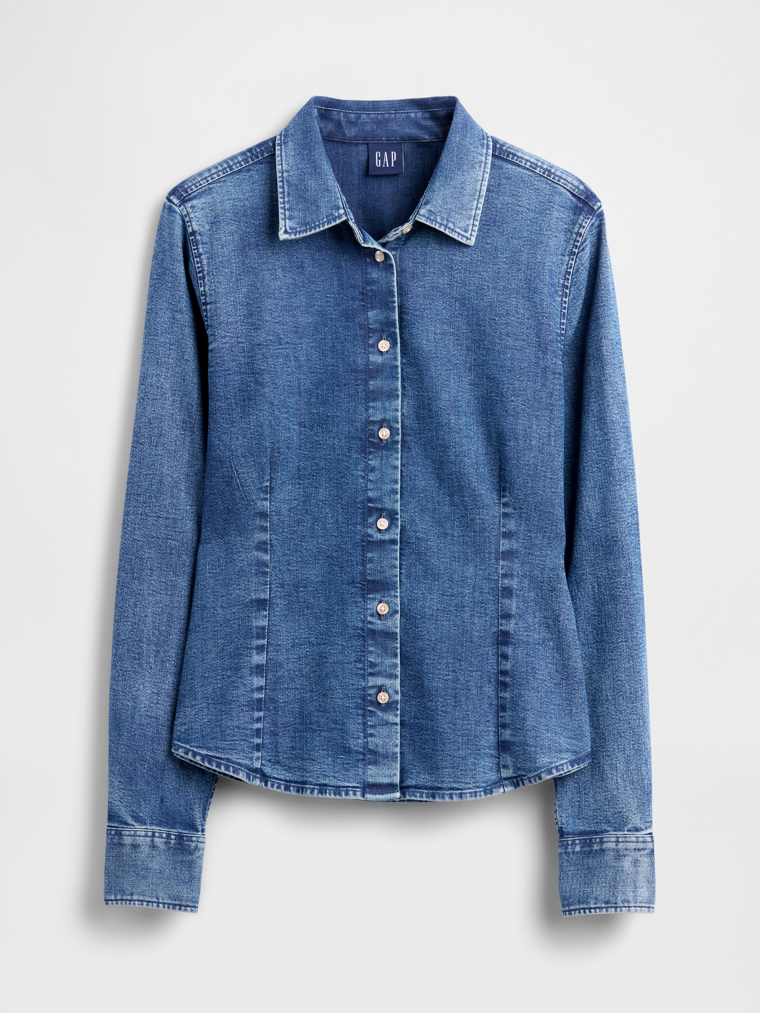 Denim Fitted Shirt