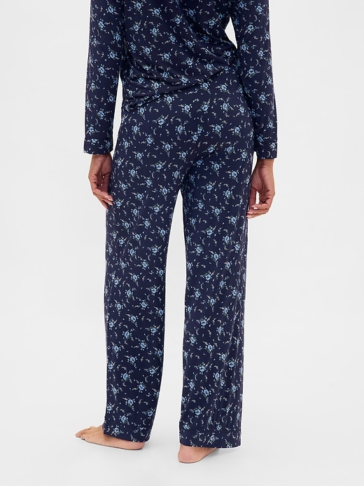 L'image numéro 4 présente Pantalon de pyjama en modal