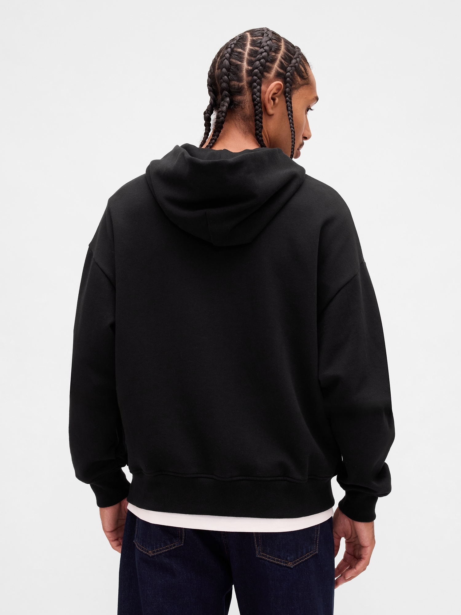 Heavyweight Oversized Zip Hoodie | Gap