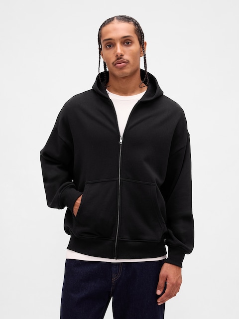 Adult Heavyweight Oversized Zip Hoodie