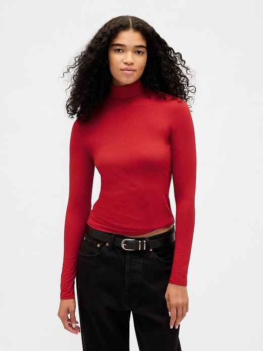 Image number 1 showing, Featherweight Turtleneck