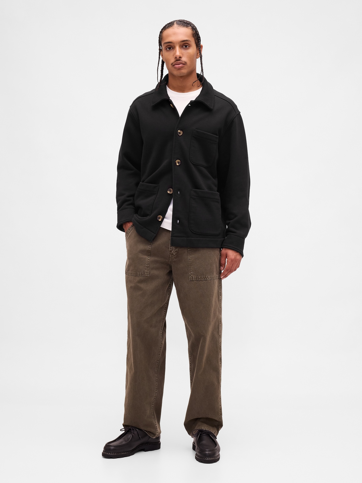 French Terry Chore Jacket