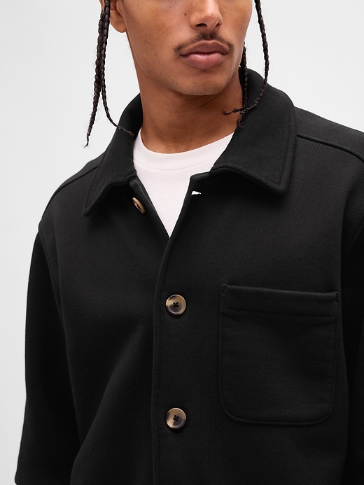 Image number 5 showing, French Terry Chore Jacket