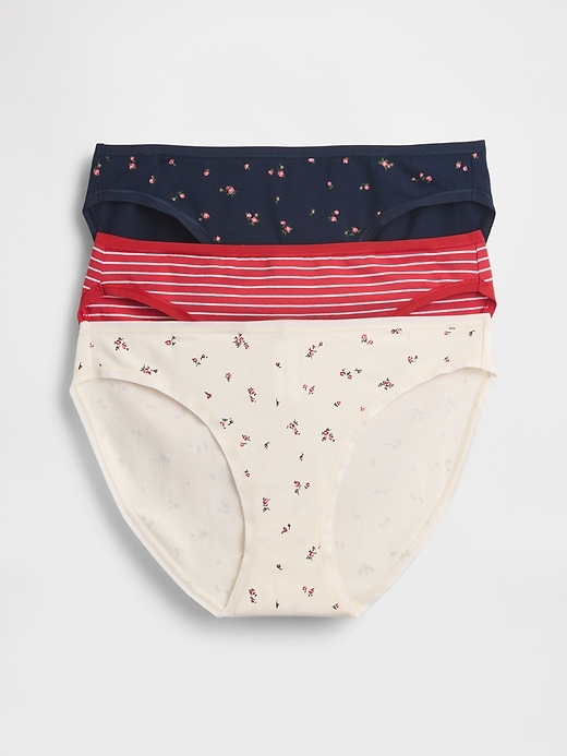 Image number 1 showing, Organic Stretch Cotton Bikini (3-Pack)