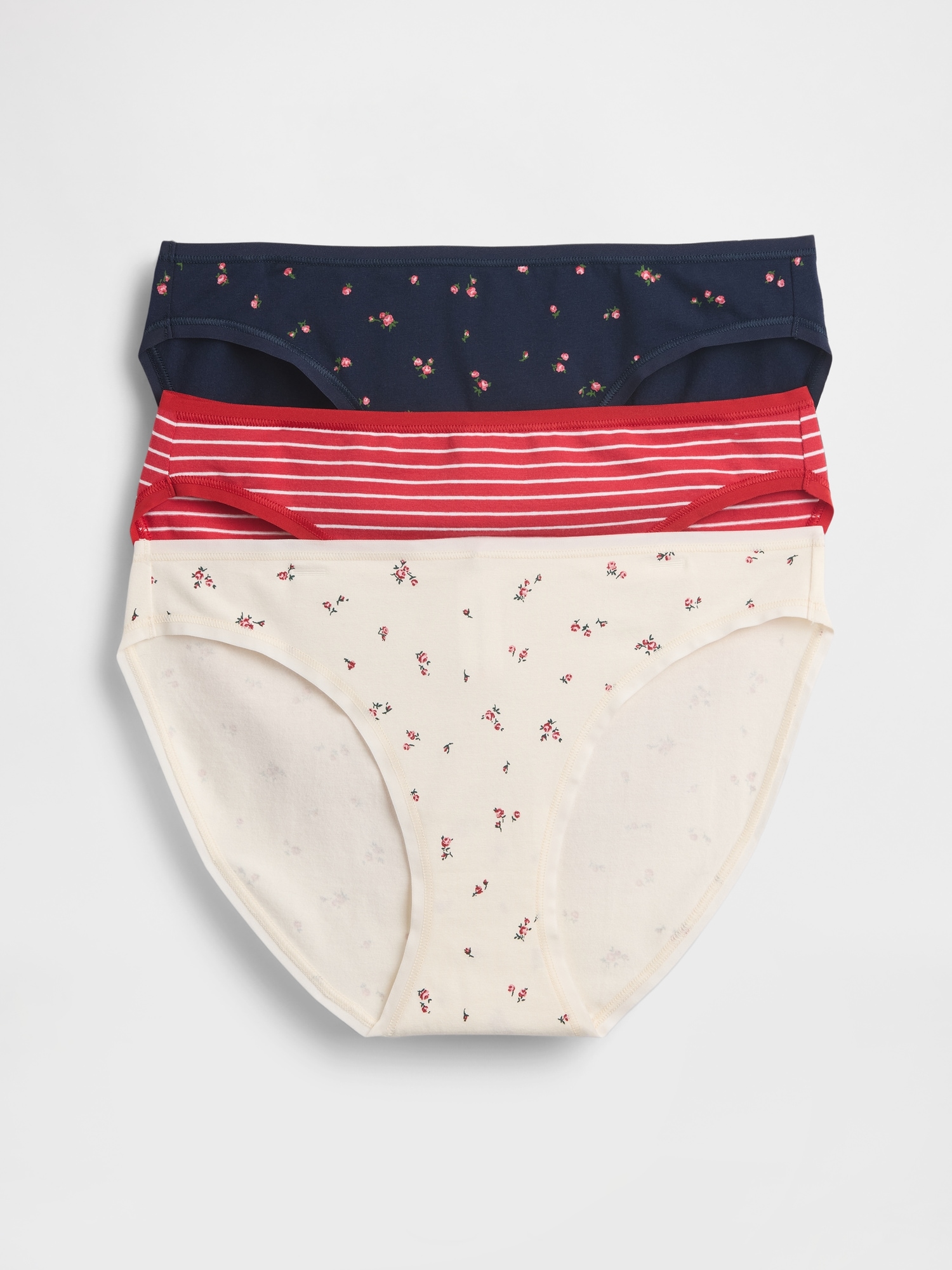 Organic Stretch Cotton Bikini (3-Pack)