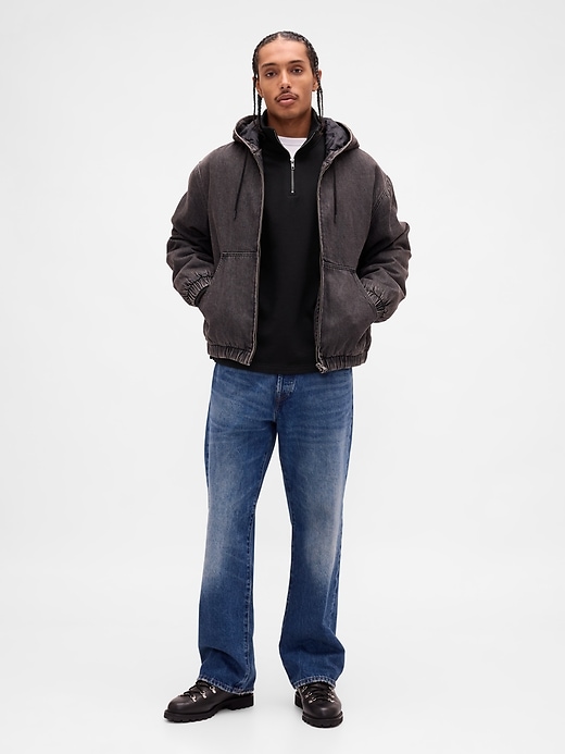 Image number 2 showing, Heavyweight Oversized Quarter-Zip Pullover