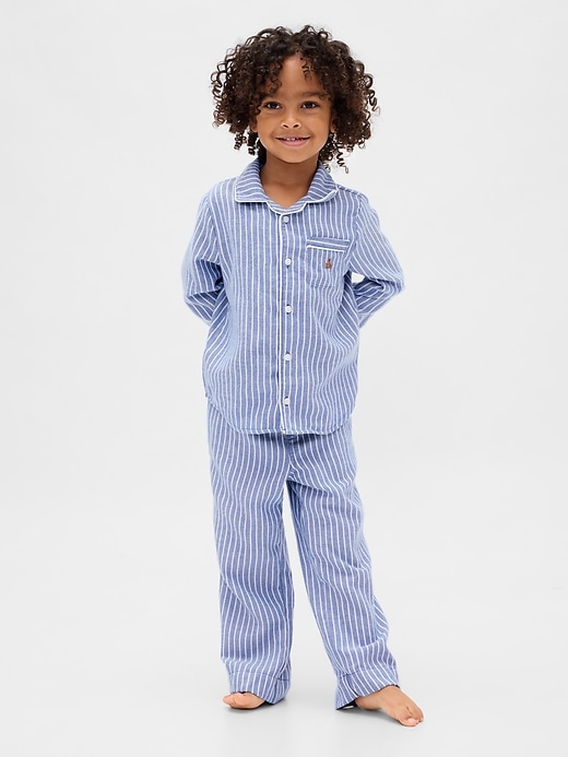 Image number 4 showing, Baby & Toddler Recycled Flannel PJ Set