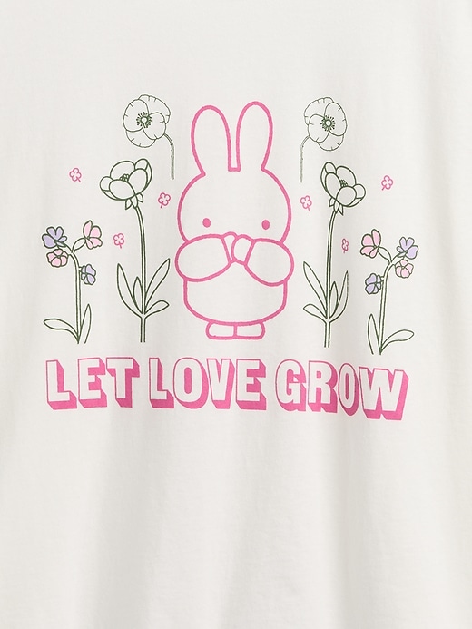 Image number 4 showing, Kids Miffy Oversized Graphic T-Shirt