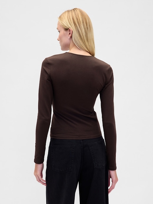 Image number 3 showing, CloseKnit Jersey V-Neck T-Shirt