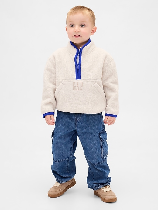 Image number 1 showing, Baby & Toddler Parachute Cargo Jeans