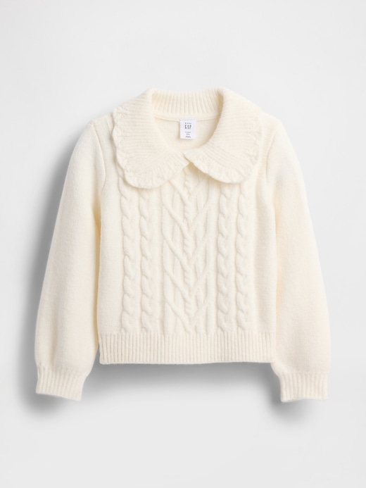 Image number 2 showing, Baby & Toddler CashSoft Collared Sweater