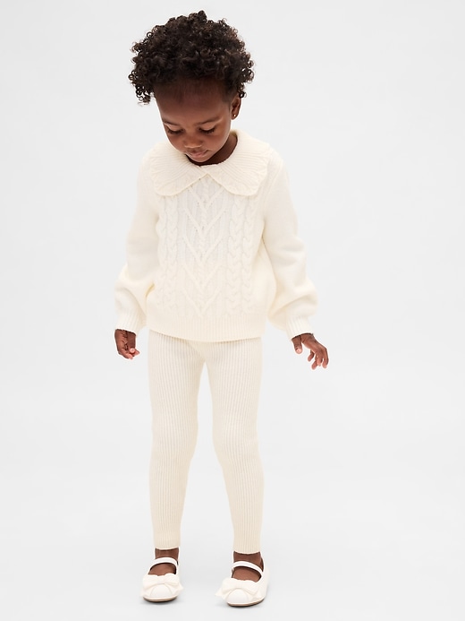 Image number 1 showing, Baby & Toddler CashSoft Rib Leggings