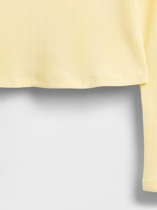 Image number 4 showing, Modern Compact Rib Crop T-Shirt