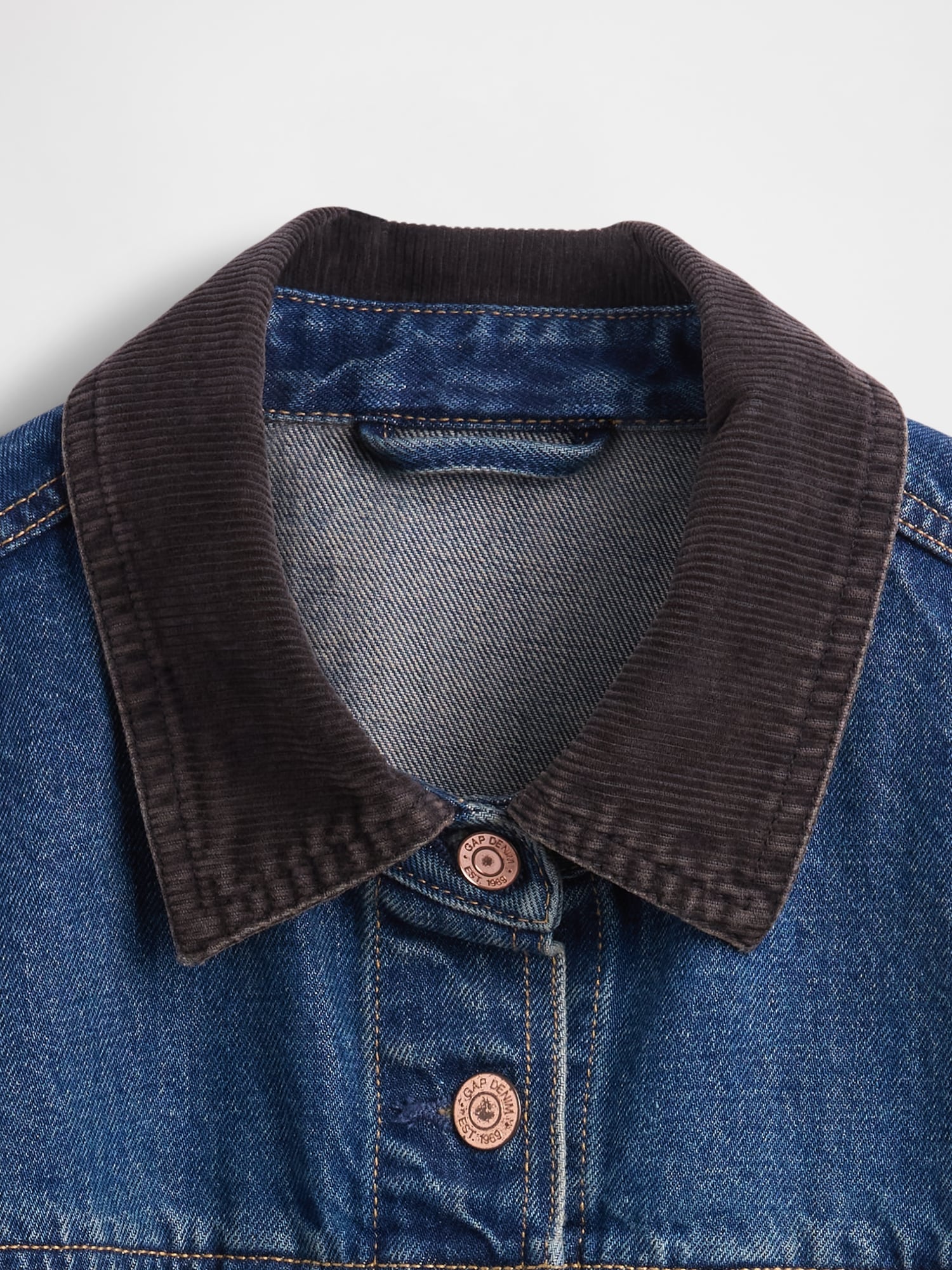 Fitted Longline Denim Jacket