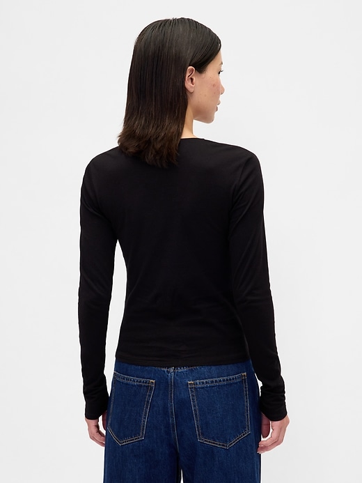 Image number 3 showing, CloseKnit Jersey V-Neck T-Shirt