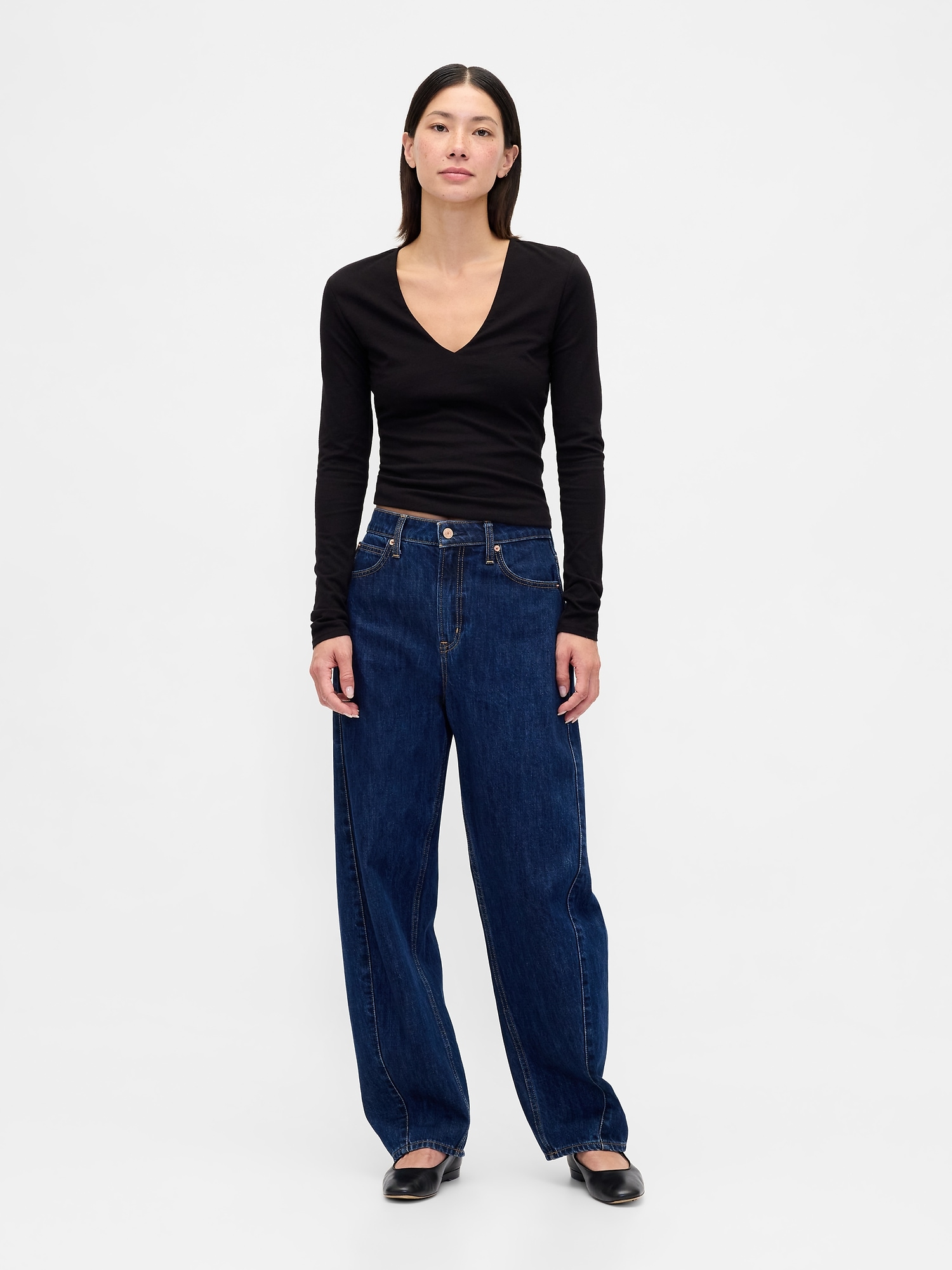 CloseKnit Jersey V-Neck T-Shirt