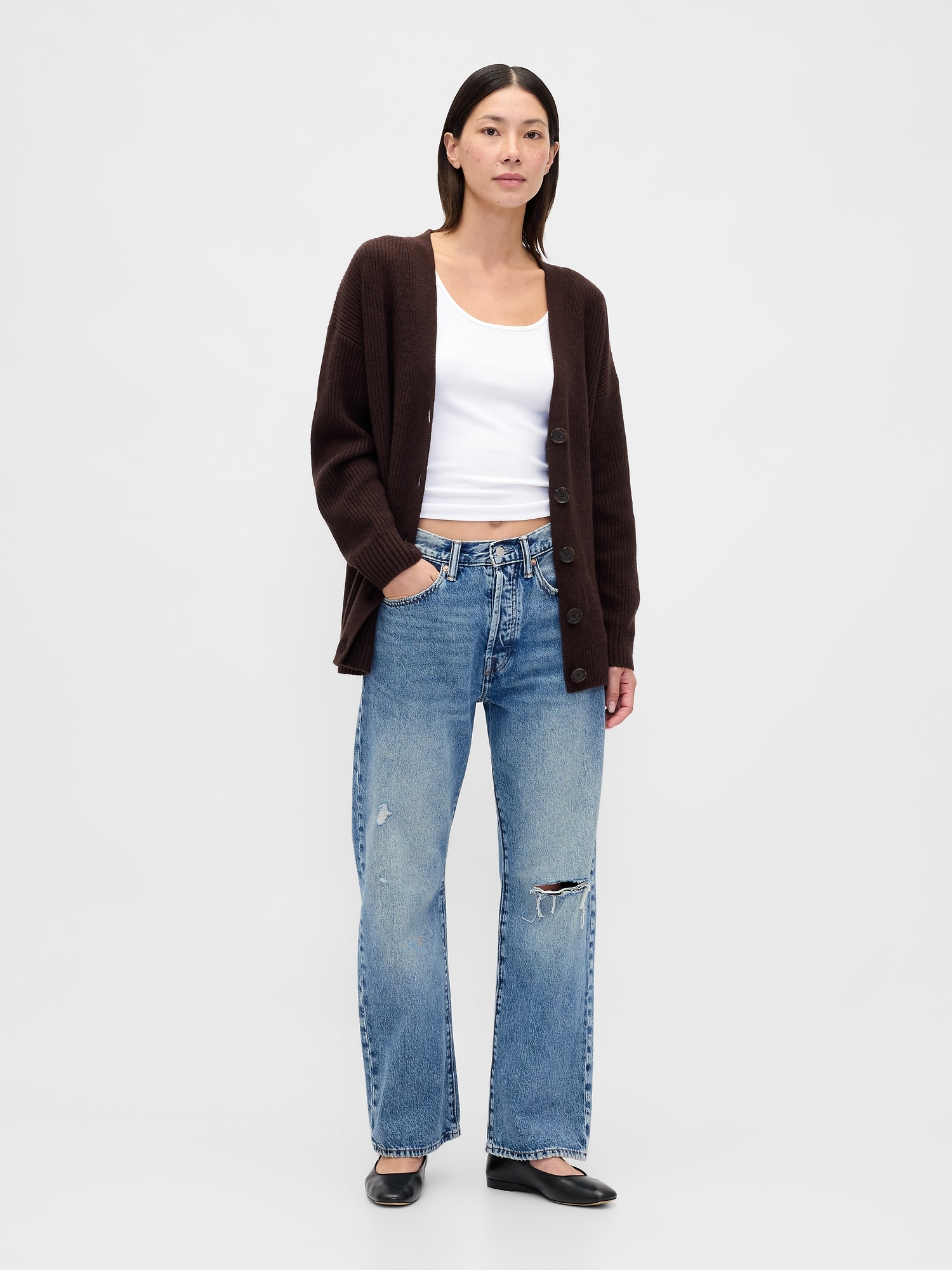 CashSoft Oversized Cardigan Sweater