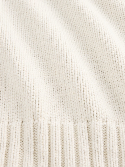 Image number 4 showing, Cotton-Blend Relaxed Crewneck Sweater