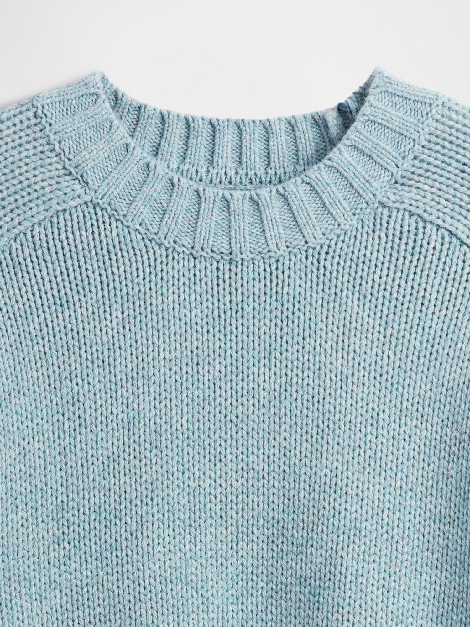Cotton-Blend Relaxed Crewneck Sweater