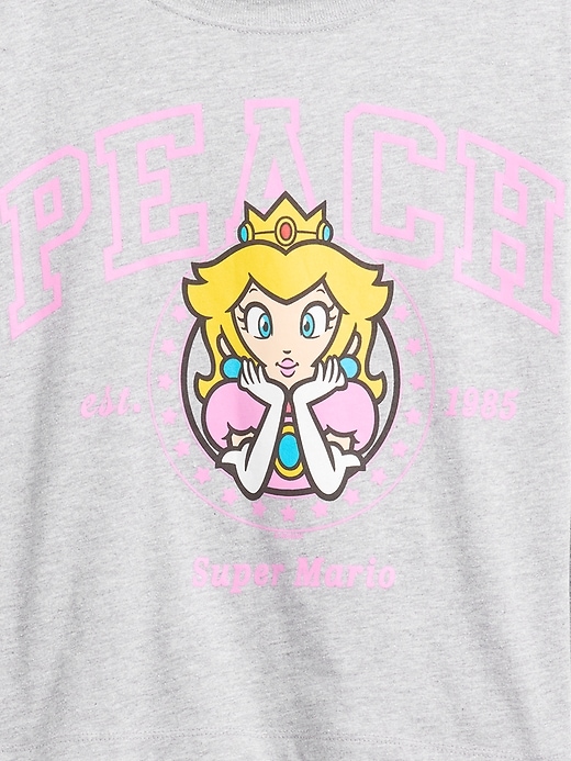 Image number 4 showing, Kids Super Mario Oversized Graphic T-Shirt