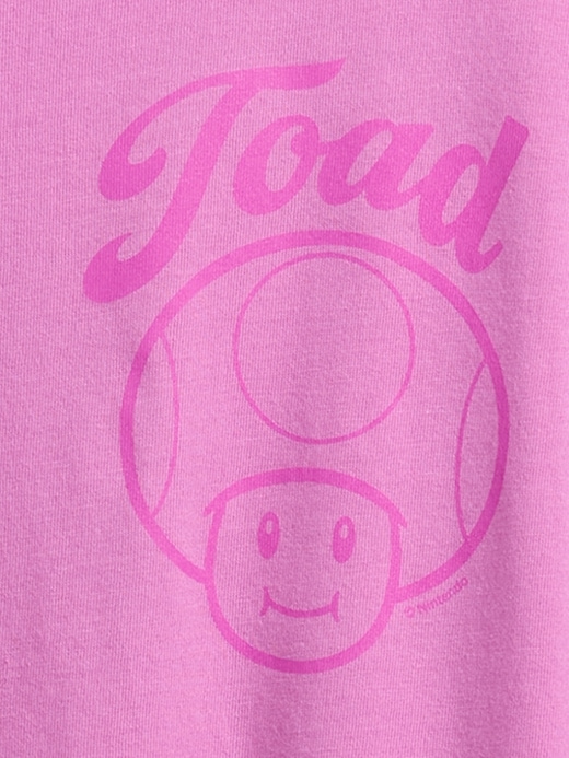 Image number 4 showing, Kids Super Mario Oversized Graphic T-Shirt