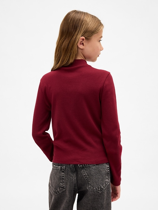 Image number 3 showing, Kids Rib Mockneck T-Shirt