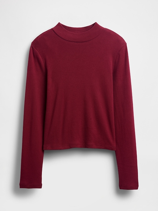 Image number 2 showing, Kids Rib Mockneck T-Shirt