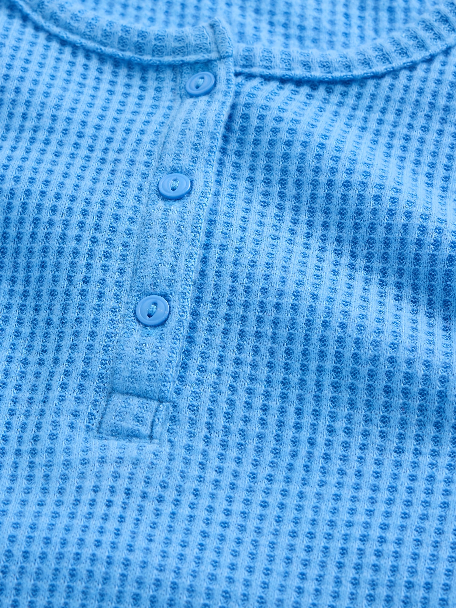 Kids Recycled Waffle PJ Set