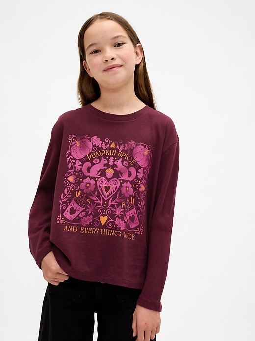 Image number 1 showing, Kids Relaxed Graphic T-Shirt