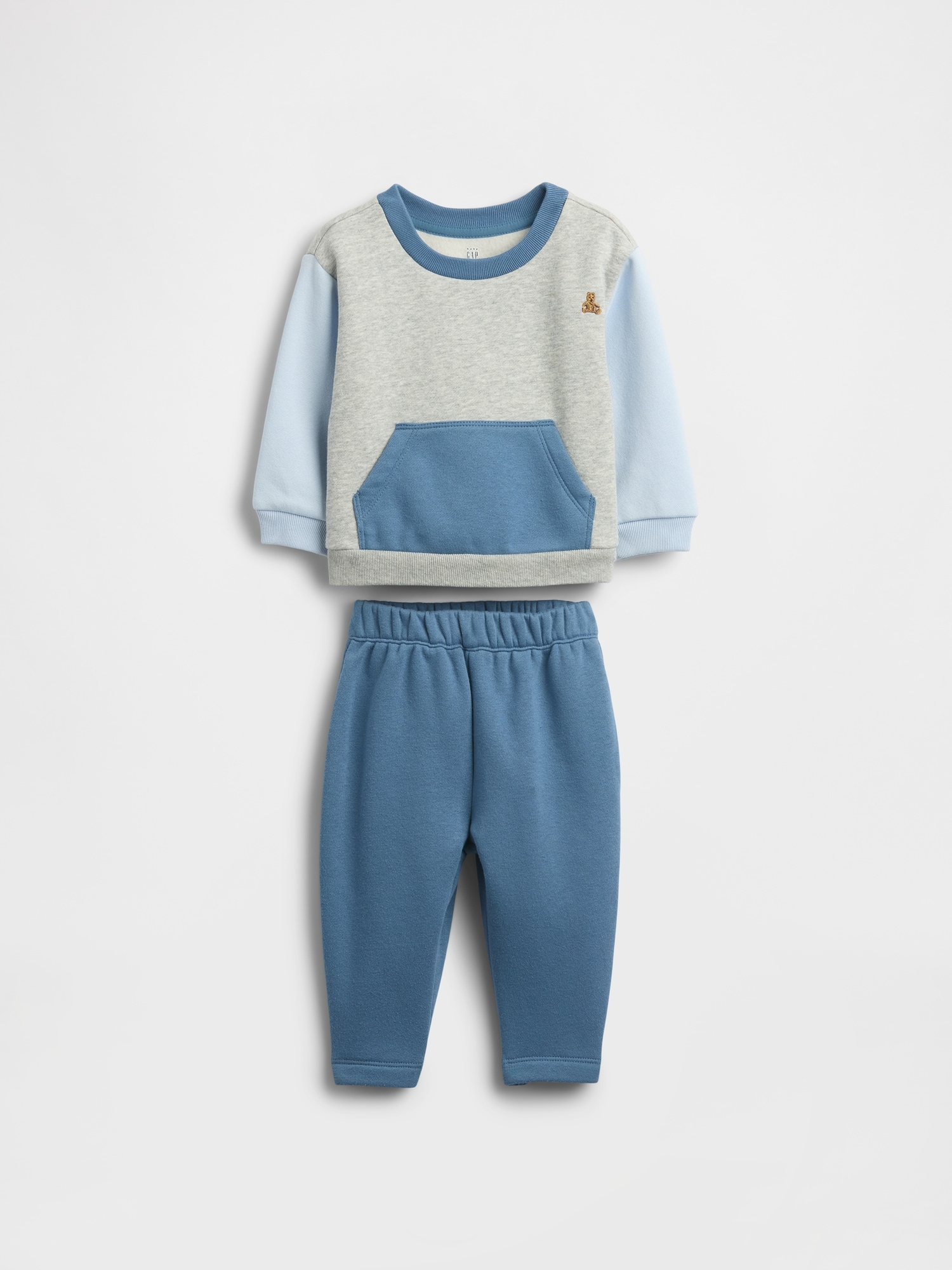 Baby VintageSoft Colorblock Outfit Set