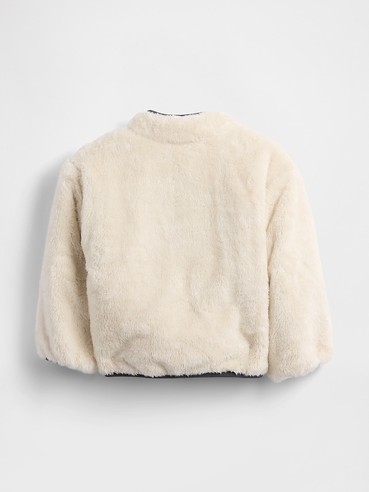 Image number 3 showing, Baby & Toddler Lightweight Sherpa Reversible Jacket