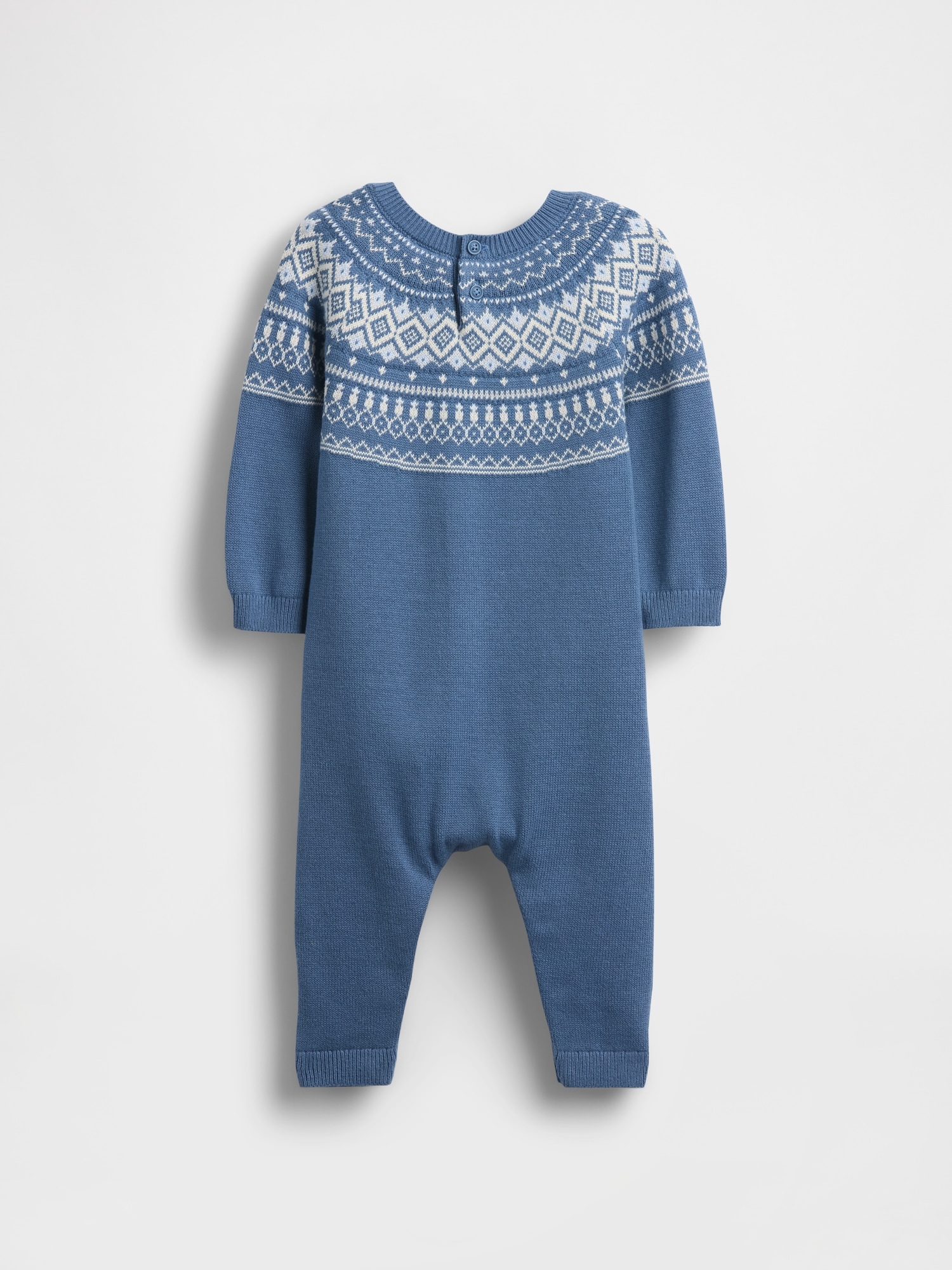 Baby Fair Isle Sweater One-Piece