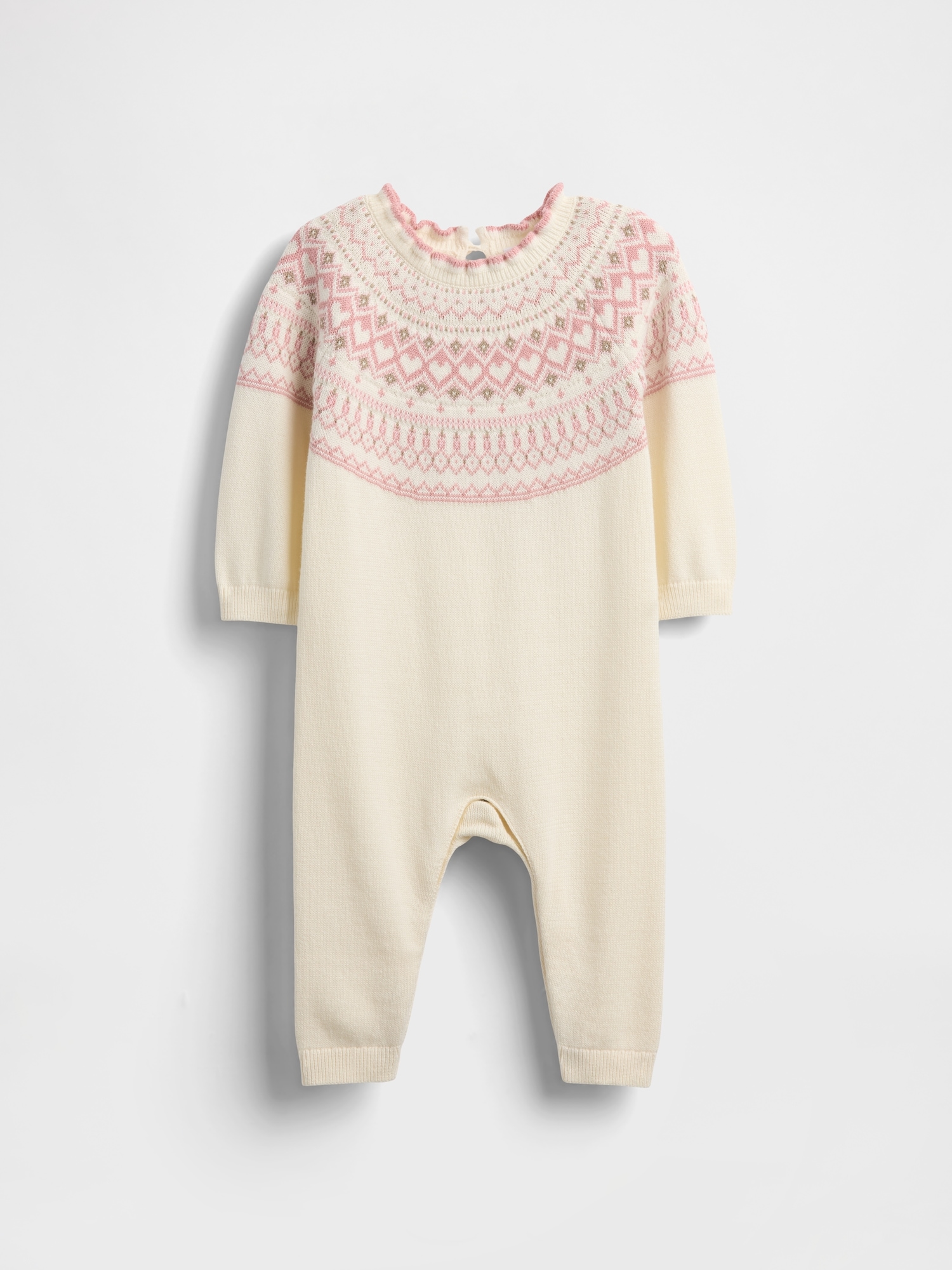 Baby Fair Isle Sweater One-Piece