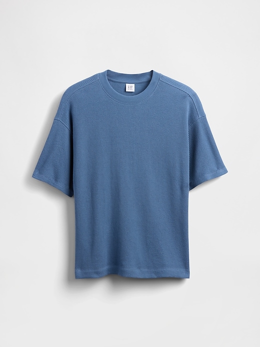 L'image numéro 1 présente T-shirt gaufré surdimensionné pour Enfant