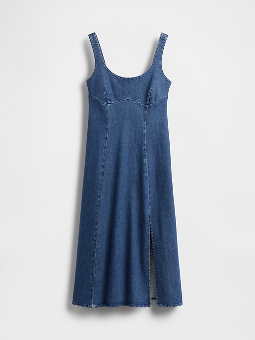 Image number 5 showing, Denim Midi Dress