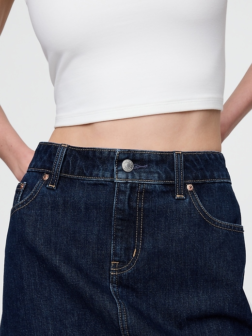 Image number 4 showing, Denim Mini Skirt