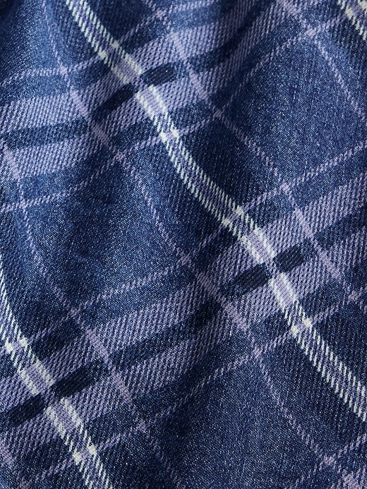 Image number 5 showing, Plaid Denim Mini Skirt