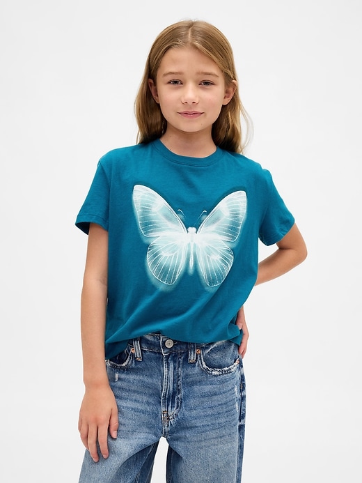 Image number 1 showing, Kids Relaxed Graphic T-Shirt