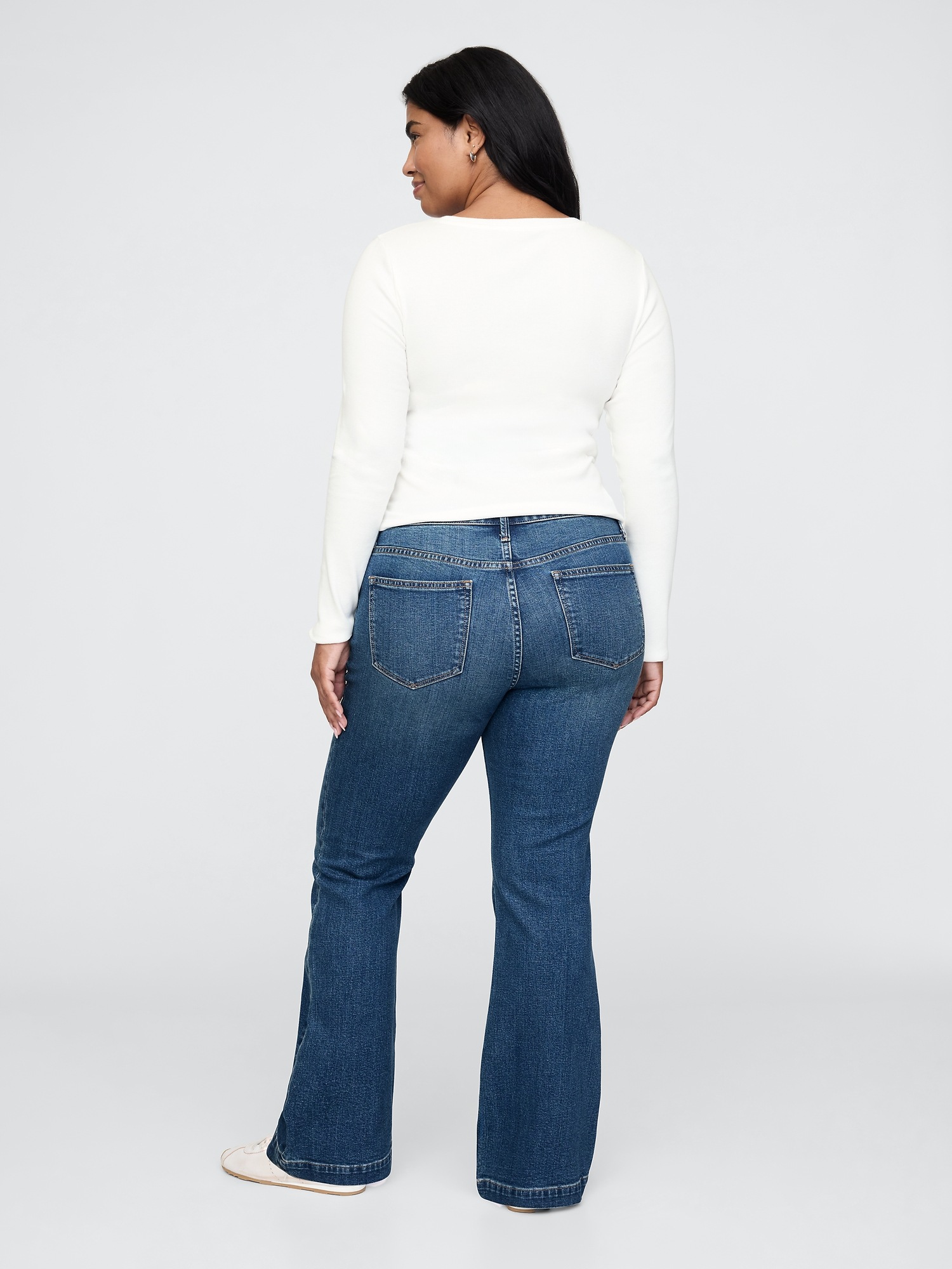 Jean Femme Gap évasé - Taille 31 - Délavé Bleu Foncé - Jambe 35 - Très Bon état